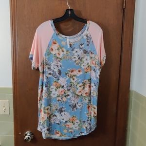 Cool melon raglan tee